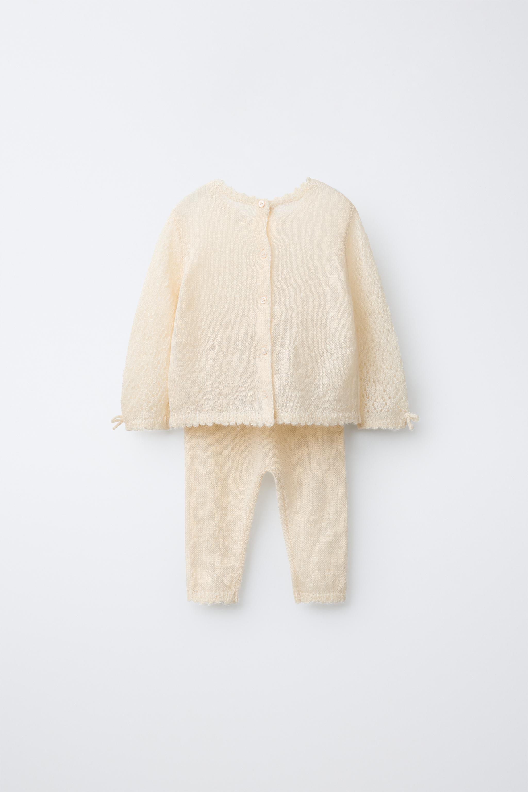 OPENWORK KNIT SET